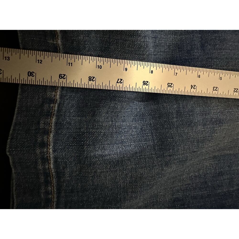 Talbots Denim Midi Button Front Skirt Size 14 New Blue Jean Classic Casual - Picture 9 of 9